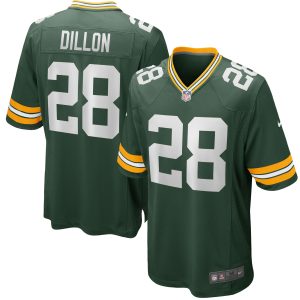 AJ Dillon Green Bay Packers Nike Team Game Jersey