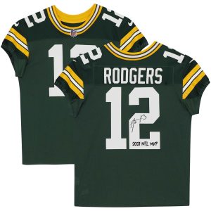 Aaron Rodgers Green Bay Packers 2021 NFL Most Valuable Player Autographed Limited Jersey