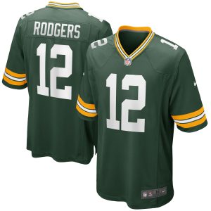 Aaron Rodgers Green Bay Packers Nike Game Player Jersey