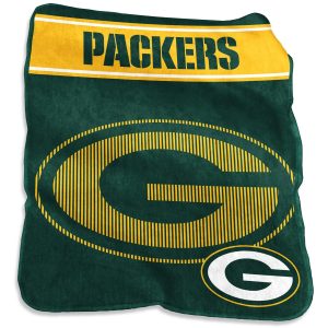 Green Bay Packers 60” x 80” XL Raschel Plush Throw Blanket