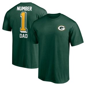 Green Bay Packers #1 Dad T-Shirt – Green