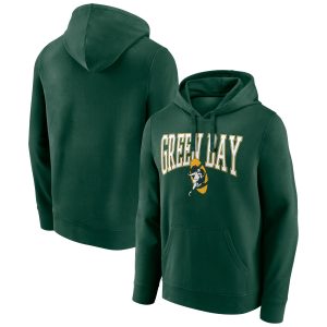 Green Bay Packers Gridiron Classics Campus Standard Pullover Hoodie