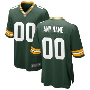 Green Bay Packers Nike Custom Game Jersey – Green