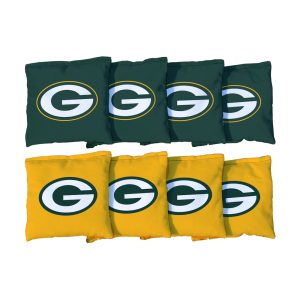 Green Bay Packers Replacement Corn-Filled Cornhole Bag Set